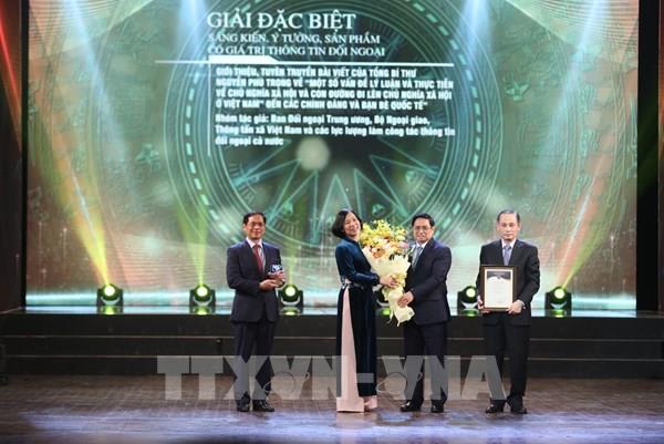 Thông tấn xã Việt Nam giành 20 giải thưởng toàn quốc về thông tin đối ngoại lần thứ VII