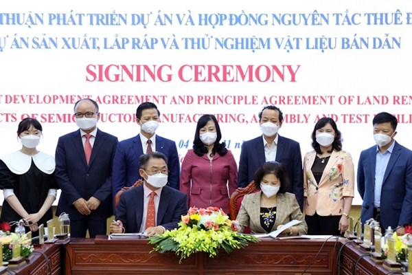 KCN Yên Phong II-C "đón" Nhà máy sản xuất bán dẫn trị giá 1,6 tỷ USD