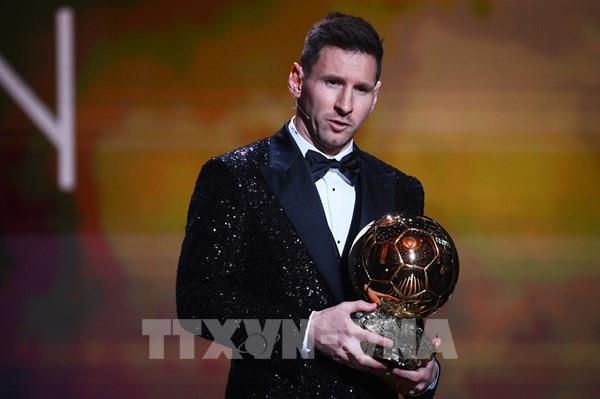 Lionel Messi giành Quả bóng Vàng 2021