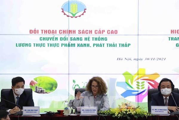 Đổi mới tư duy, xây dựng hệ thống lương thực thực phẩm xanh, giảm phát thải​