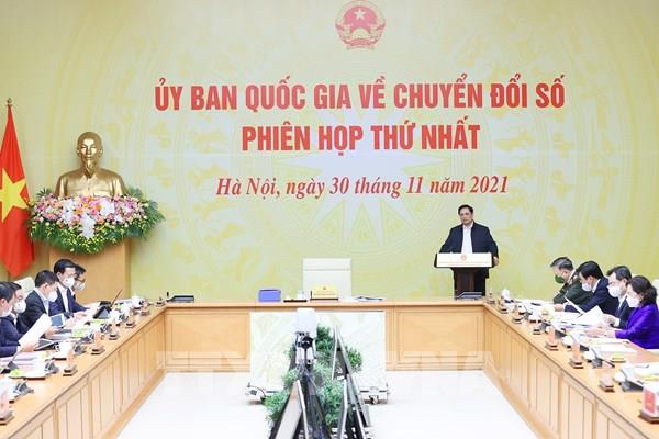 Thủ tướng Phạm Minh Chính: Chuyển đổi số phục vụ phòng, chống dịch và khôi phục, phát triển kinh tế - xã hội