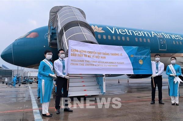 Ngành hàng không Việt có chuyến bay thẳng thường lệ đầu tiên từ Mỹ