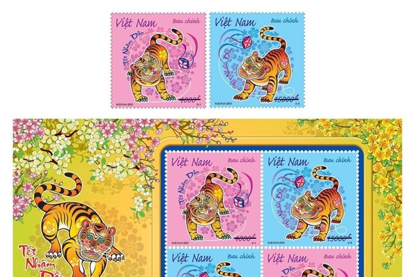 Bộ Thông tin và Truyền thông phát hành bộ tem: “Tết Nhâm Dần”