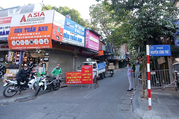 Hà Nội: Cách ly 4 dãy nhà Khu tập thể Nguyễn Công Trứ