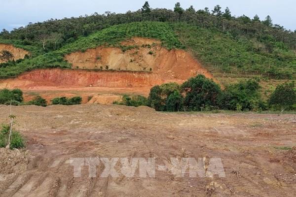 Phản hồi thông tin của TTXVN: Huyện Đơn Dương (Lâm Đồng) xử lý tình trạng khai thác đất đá