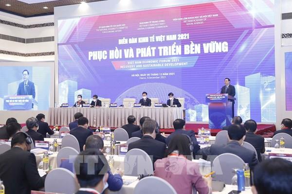 Chủ tịch Quốc hội Vương Đình Huệ khai mạc Diễn đàn Kinh tế Việt Nam 2021