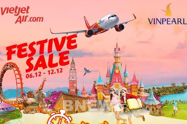 Vietjet hợp tác với Vinpearl mở siêu ưu đãi ngày 12/12