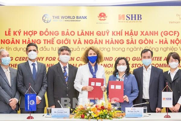 SHB và WB ký hợp đồng bảo lãnh Quỹ Khí hậu Xanh trị giá 75 triệu USD