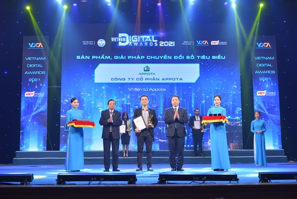 AppotaPay nhận giải thưởng chuyển đổi số Việt Nam 2021