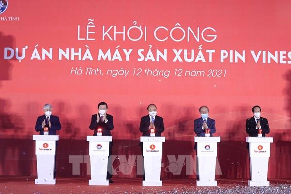 Chủ tịch nước dự khởi công dự án nhà máy sản xuất pin ô tô đầu tiên ở Việt Nam