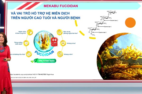 Đột phá dưỡng chất tăng miễn dịch ở người cao tuổi và người cần hồi phục sức khỏe với Fucoidan