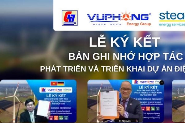 Doanh nghiệp Việt - Đức hợp tác phát triển dự án điện gió