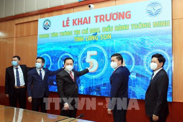 Khai trương Trung tâm thông tin chỉ đạo, điều hành của UBND tỉnh Lạng Sơn