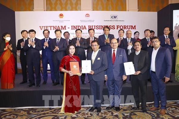 Doanh nghiệp Việt Nam và Ấn Độ ký kết hợp tác phát triển hạ tầng, công nghiệp và đổi mới sáng tạo