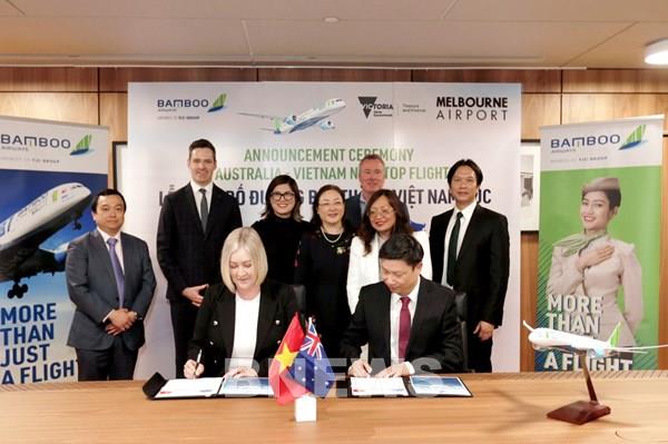 Bamboo Airways triển khai đường bay thẳng tới Australia từ đầu năm 2022