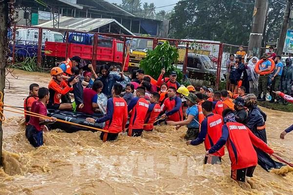 Số người thiệt mạng do bão Rai tại Philippines tăng lên 208 người