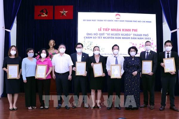 TP.HCM tiếp nhận gần 56 tỷ đồng hỗ trợ người nghèo đón Tết