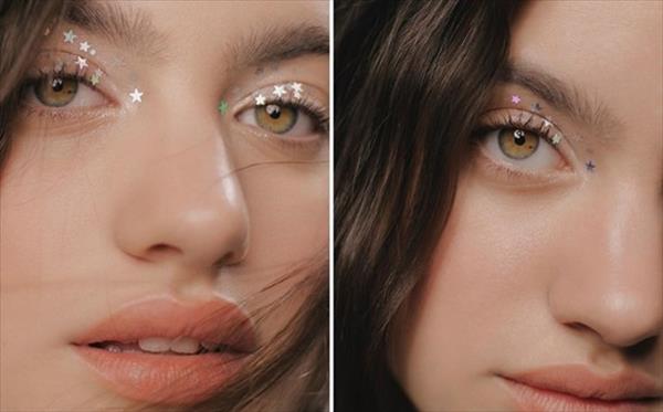 Mẹo trang điểm mắt lấp lánh tựa thiên hà dịp Giáng sinh