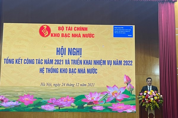 Thứ trưởng Võ Thành Hưng: Kho bạc Nhà nước cần thanh toán không dùng tiền mặt nhiều hơn