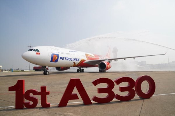 Vietjet đón tàu bay thân rộng A330 đầu tiên