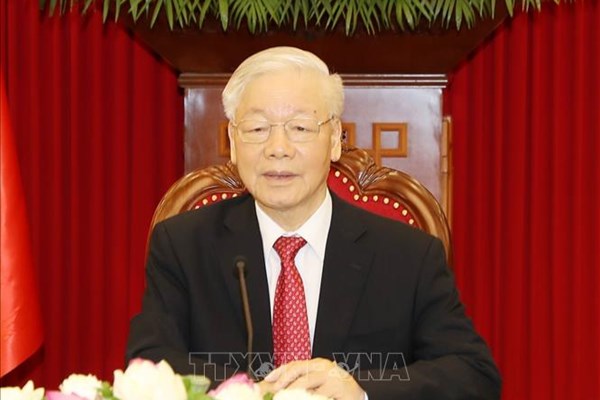 Tổng Bí thư Nguyễn Phú Trọng trả lời phỏng vấn của Thông tấn xã Việt Nam nhân dịp năm mới 2022
