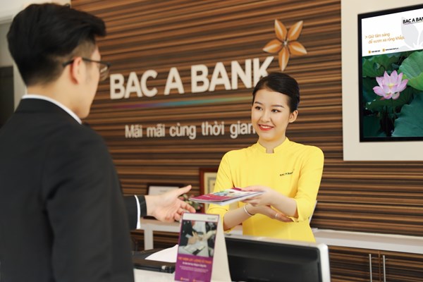 Lãi suất tiết kiệm ở Bac A Bank tăng nhẹ từ 0,1-0,2%/năm ở tất cả các kỳ hạn