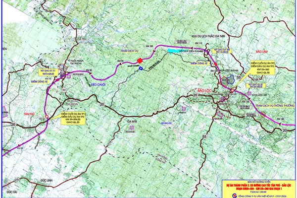 Khởi công cao tốc Tân Phú-Bảo Lộc vào tháng 10 và hoàn thành trong năm 2025