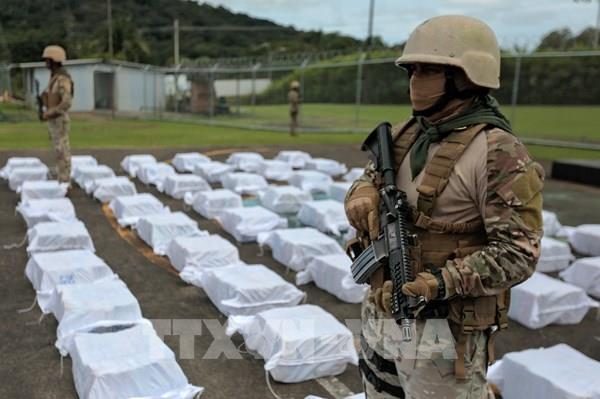 Panama thu giữ 128 tấn ma túy trong năm 2021