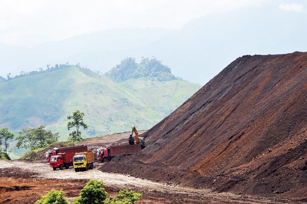 VTM được khai thác trở lại một triệu tấn quặng sắt tại mỏ Quý Sa- Lào Cai