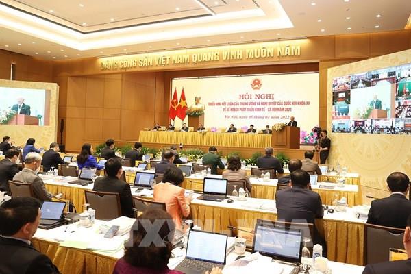Hội nghị Chính phủ với địa phương: Năm 2022, phấn đấu GDP tăng 6-6,5%