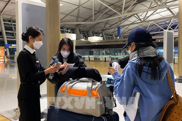 Niềm vui của hành khách khi chuyến bay thường lệ Hàn Quốc - Việt Nam được nối lại