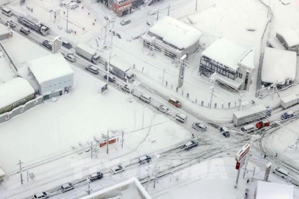 Cảnh báo tuyết rơi nhiều tại trung tâm thủ đô Tokyo lần đầu tiên trong 4 năm