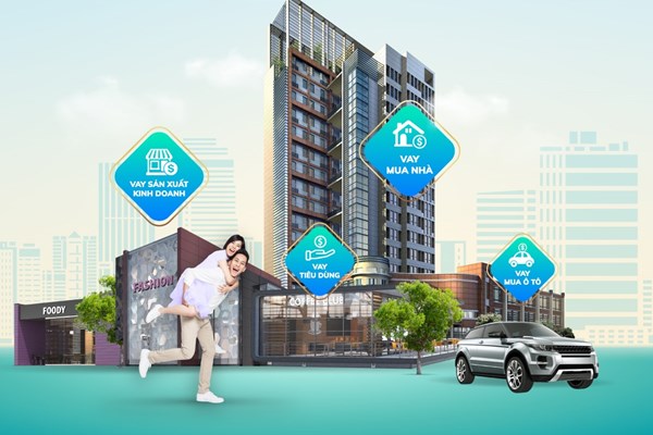 BIDV tung gói 200.000 tỷ đồng, cho vay mua nhà, mua xe, lãi suất từ 5%/năm