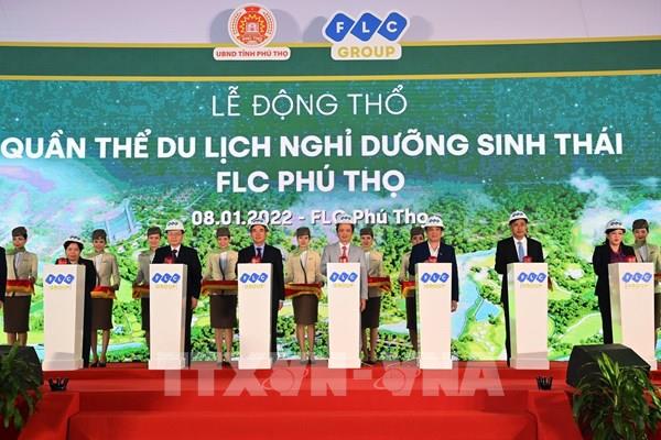 Động thổ xây dựng quần thể du lịch nghỉ dưỡng sinh thái FLC Phú Thọ