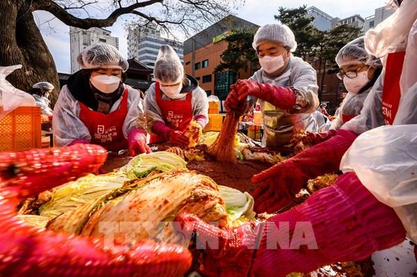 Xuất khẩu kim chi của Hàn Quốc tăng kỷ lục trong năm 2021