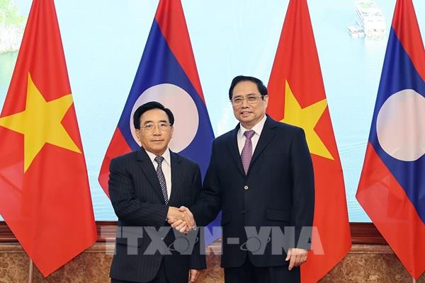 Hai thủ tướng chủ trì kỳ họp lần thứ 44 Ủy ban Liên Chính phủ Việt Nam – Lào