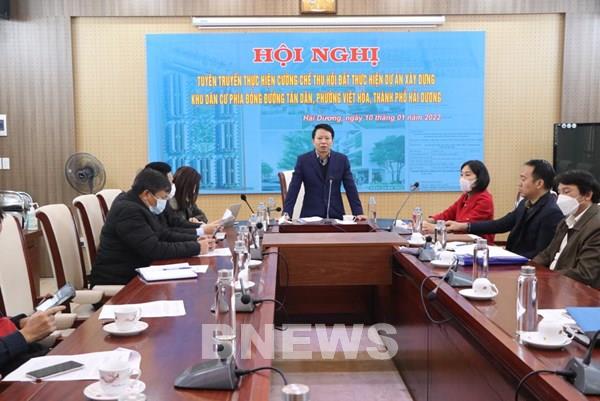 Hải Dương sẽ cưỡng chế thu hồi đất thực hiện dự án khu dân cư