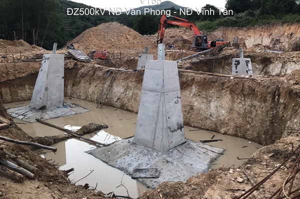 Khánh Hòa sẽ bàn giao toàn bộ vị trí móng dự án Đường dây 500 kV Vân Phong – Vĩnh Tân trong tháng 2