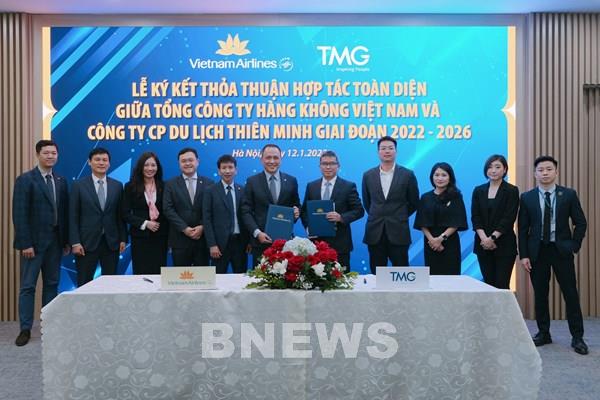 Vietnam Airlines công bố nội dung hợp tác toàn diện với Tập đoàn Thiên Minh