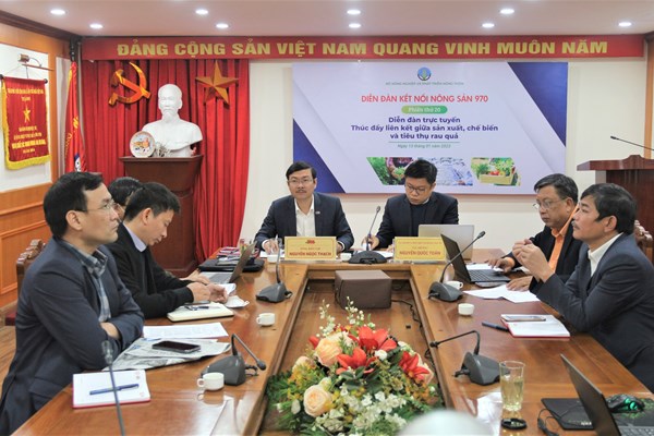 Xây dựng chuỗi cung ứng nông sản vào chế biến