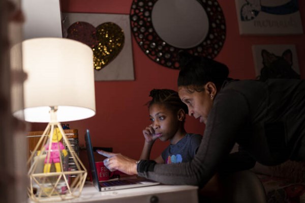 Trở ngại từ việc học trực tuyến tại Mỹ