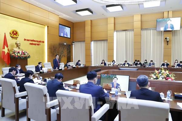 Ngày 15/2, khai mạc Phiên họp thứ 8 của Ủy ban Thường vụ Quốc hội khóa XV