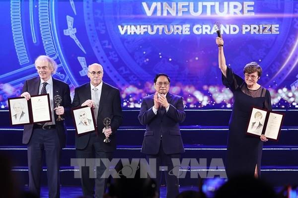 Danh sách các giải thưởng được vinh danh tại VinFuture 2021