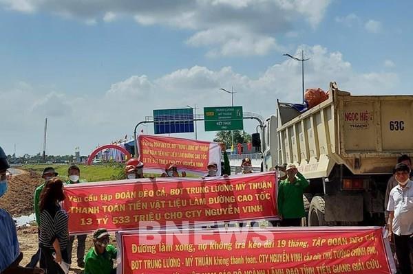 Chủ đầu tư lên tiếng về công nợ của nhà thầu tại dự án cao tốc Trung Lương - Mỹ Thuận