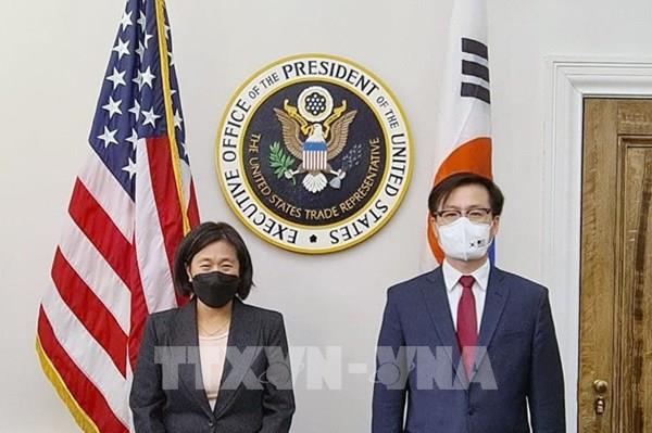 Mỹ, Hàn Quốc nỗ lực tháo dỡ rào cản thương mại với mặt hàng thép