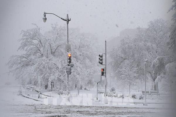 Khu vực bờ Đông nước Mỹ đối mặt với thời tiết mùa Đông khắc nghiệt