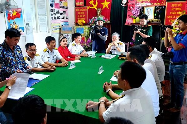 Chuyến công tác đặc biệt đến Nhà giàn DK1