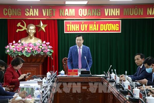 Hải Dương ký hợp tác đầu tư dự án Công viên Dược phẩm