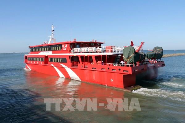 Tàu cao tốc Vũng Tàu-Côn Đảo chạy lại sau 9 tháng dừng hoạt động