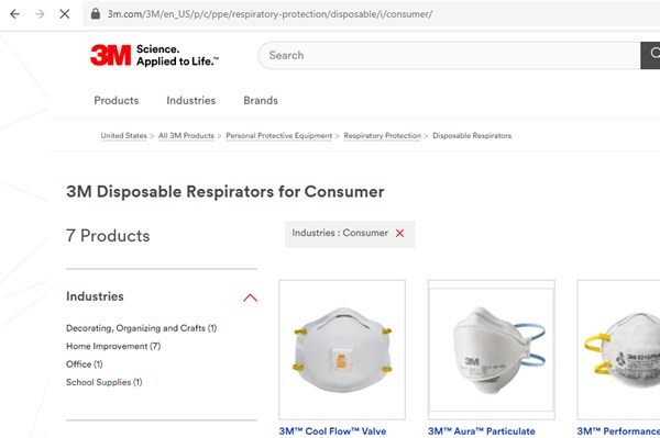 Hãng khẩu trang 3M (Mỹ) dự báo nhu cầu giảm mạnh trong năm 2022